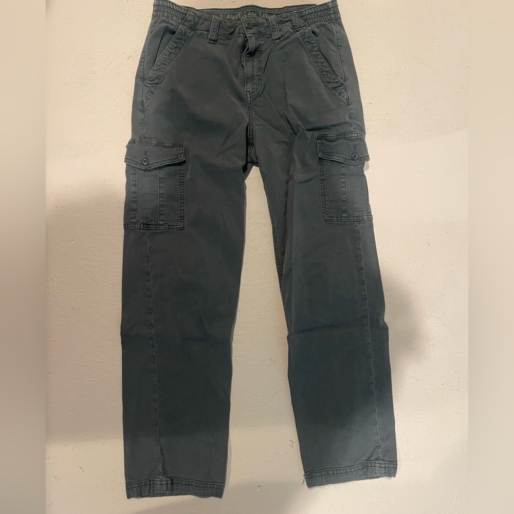 American Eagle Outfitters Gray Cargo Jeans